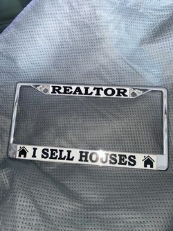 Realtor License plate Frame