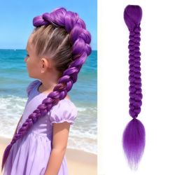Rumi Huntrix K-Pop Demon Hunters Purple Braid