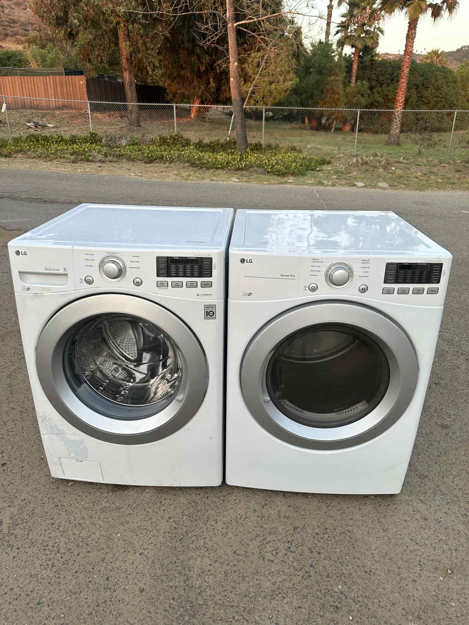 LG Washer And Dryer