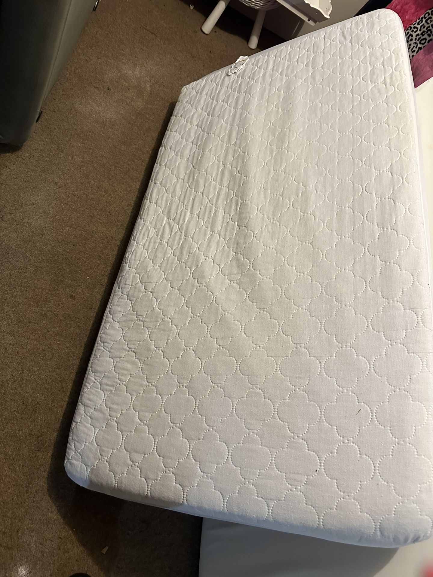 Crib Mattress With Cover.