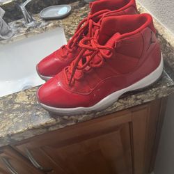 Red Jordan 11’s
