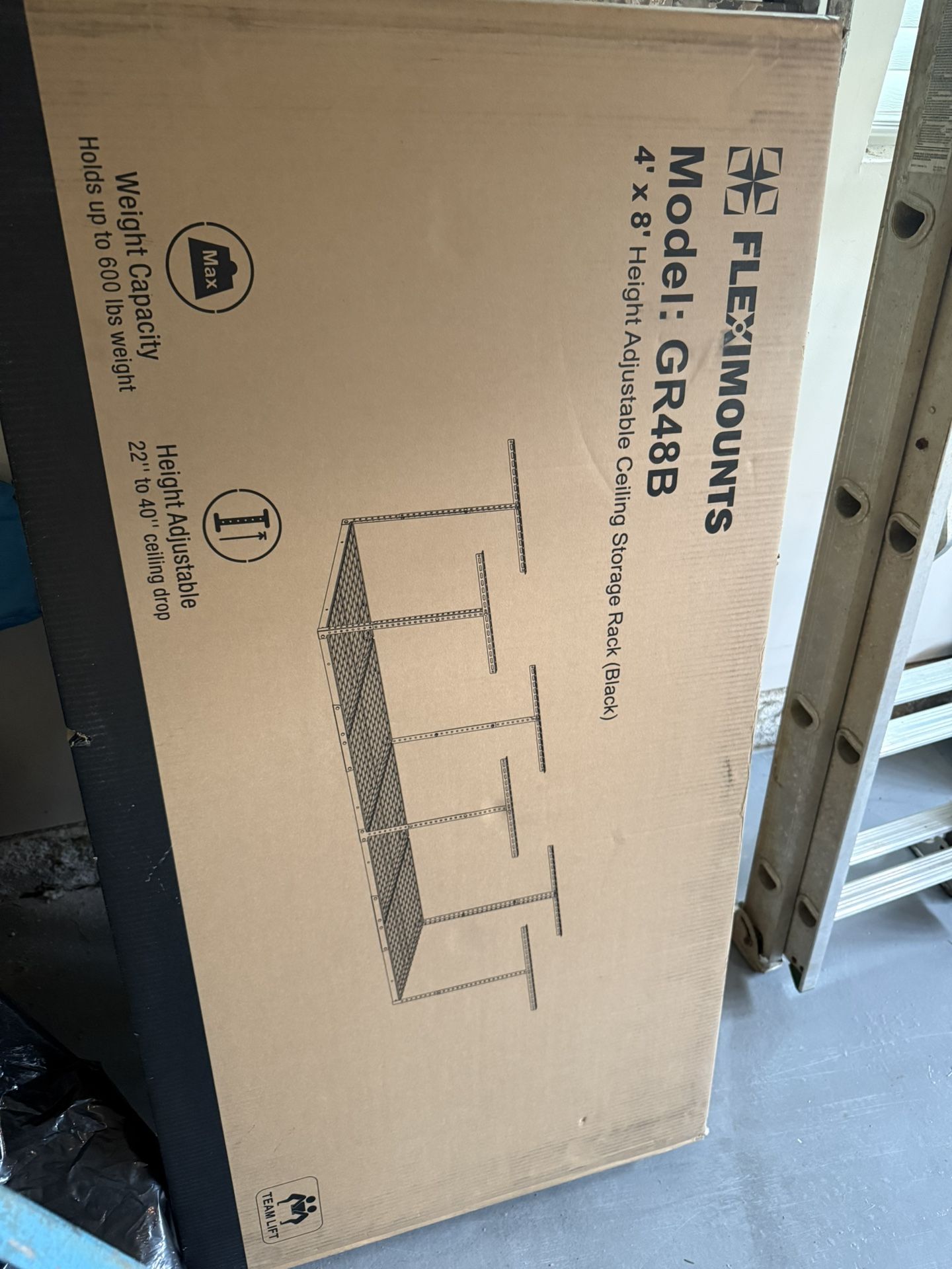 Overhead Garage Storage Rack