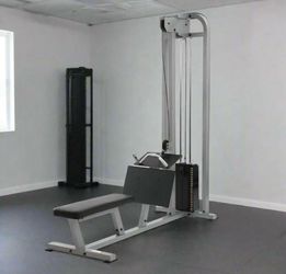 York 300lbs weight stack low row machine