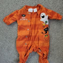 Halloween infant Pajama 0-3M