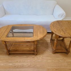 2 End Tables And Coffee Table