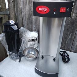 Avantco Commercial Coffee Brewer + NEW Airpot Thermos + Filters