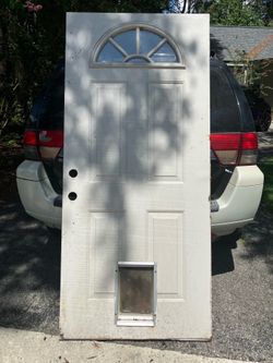 Exterior Door With Window & Pet Door