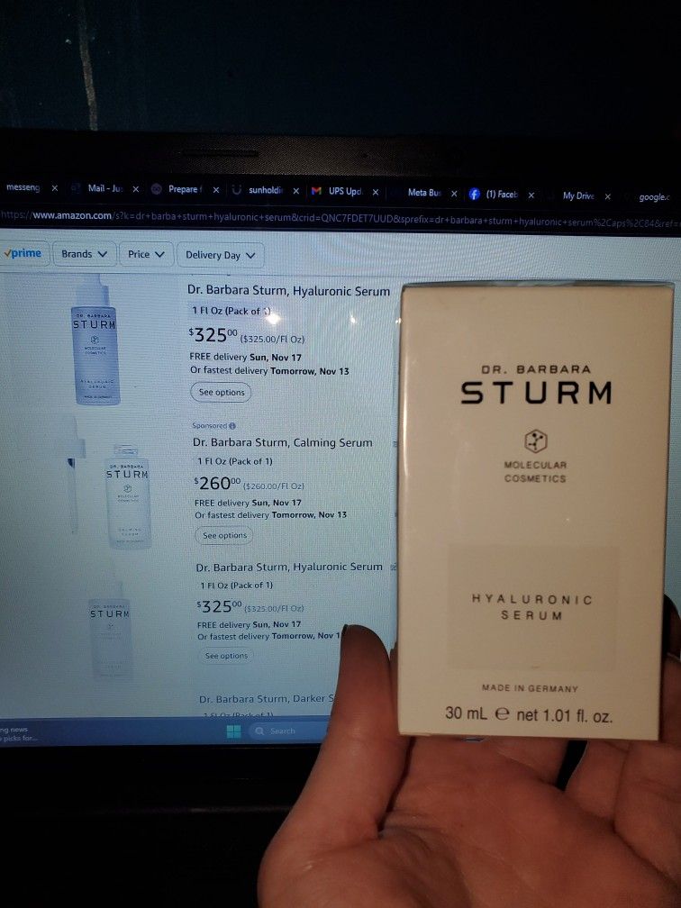 Dr. Barbara Sturm Hyaluronic Serum 1 Fl. Oz. Bottle Brand New Unopened