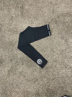 Chrome heart leggings