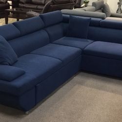 Two piece sectional sofa set
