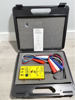 Greenlee Motor Rotation/Phase Indicator Tester Kit 5774 w/ Case Leads Manual