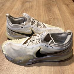 Nike React Vapor NXT HC White Black Beige Men's Sz 11.5 Tennis Shoes CV0724-101