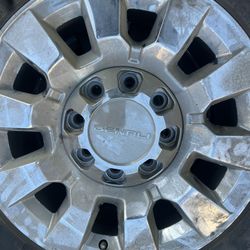 Set of 4 OEM 20” Denali 8-Lug Wheels + LT265/60R20 Tires 