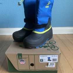 Kamik Snow Boots In Excellent Condition, Like New Size Womens 8 Or Youth 6