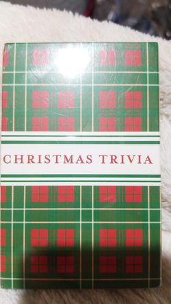 Christmas trivia cards