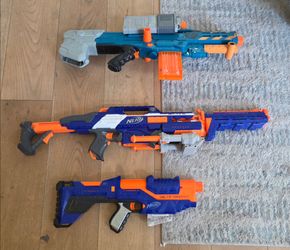 3 Nerf guns in great condition