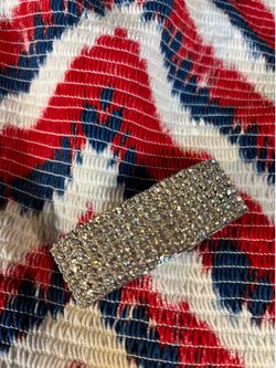 Gorgeous crystal encrusted cuff bracelet.