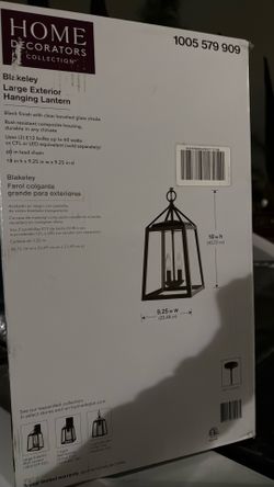 Lampara De Afuera Colgante