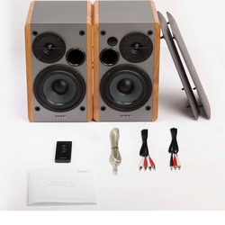 Edifier R1280T Powered Bookshelf Speakers - 2.0 Active Near Field Studio Monitor Speaker - Wooden Enclosure - 42 Watts RMS Power