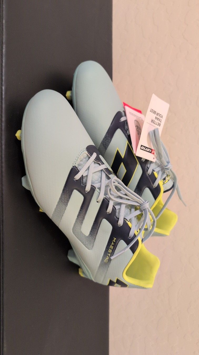 Men's LOTTO MAESTRO 300 V FG Soccer Cleats Size 12 NEW 