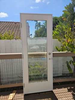 Full-Light Exterior Door, two windows