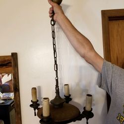 Vintage brass chandelier