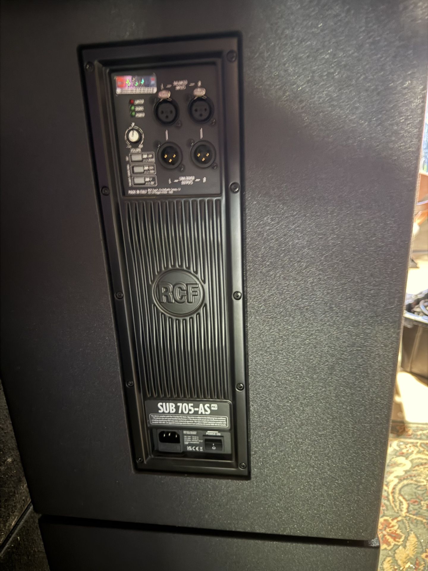 Rcf 705as mk3 subwoofers