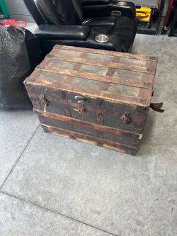 Antique Mail Trunk