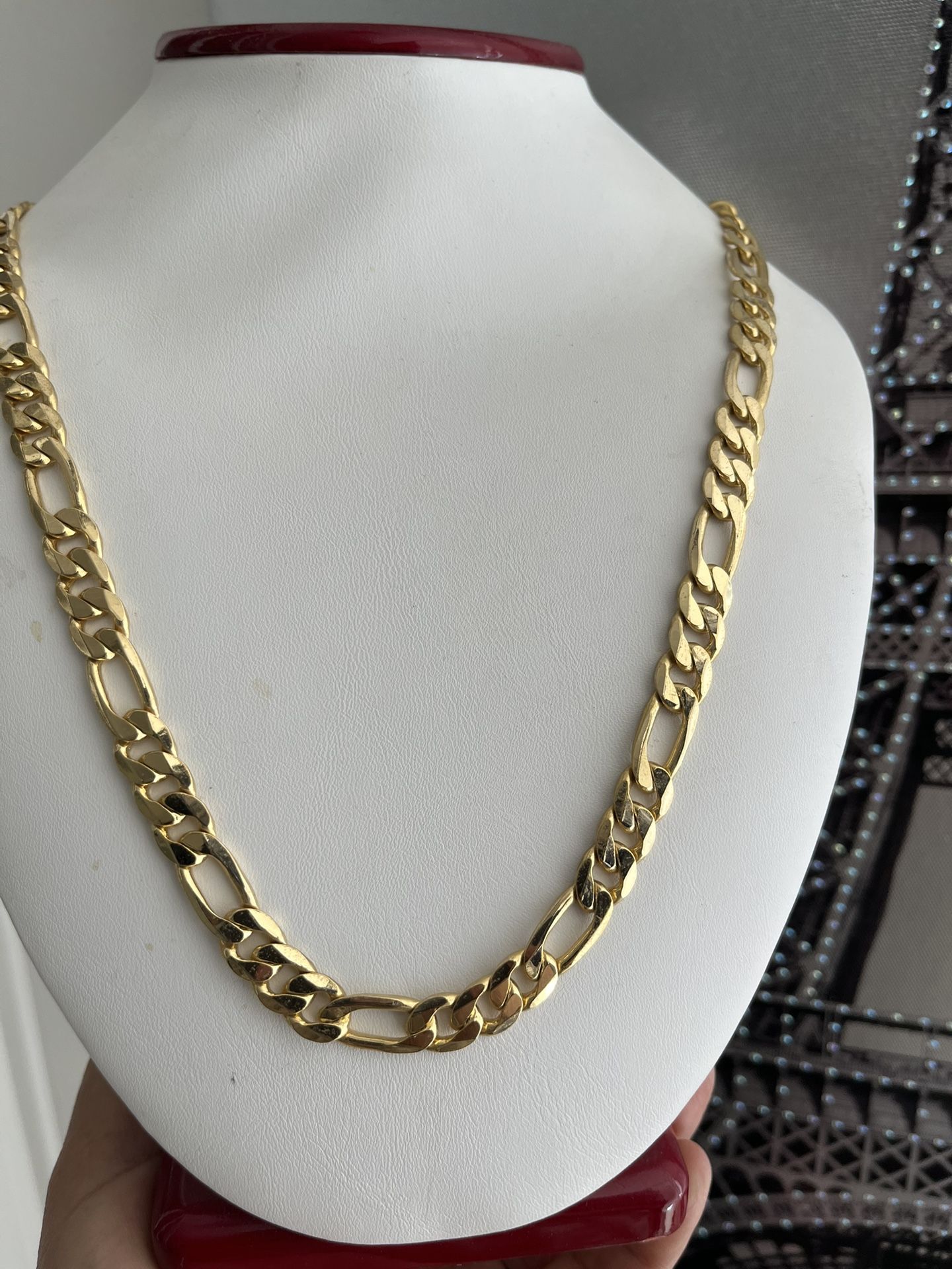 24” figaro chain