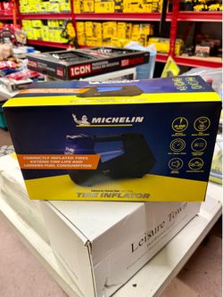 Michelin 12 Volt 4X4 Direct Drive Tire Inflator with LED Light and Storage Bag