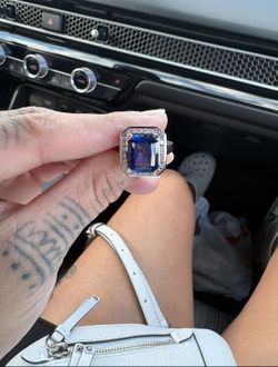 White gold ring