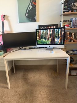 IKEA MELLTORP White Computer Desk 49.5" Table Only