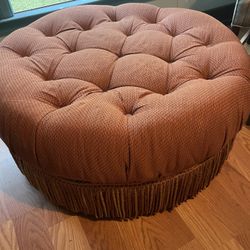 Hassock With Side Tassels