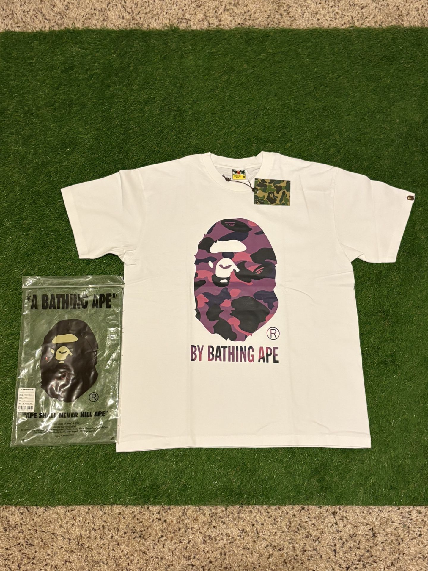 Purple Camo Bape Tshirt 