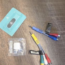 Samsung Audio & Video A/V Cables Set and Webcam Cover and Samsung USB Adapter