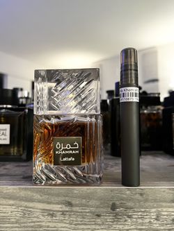 Lattafa KHAMRAH 5ML TRAVEL SPRAY 