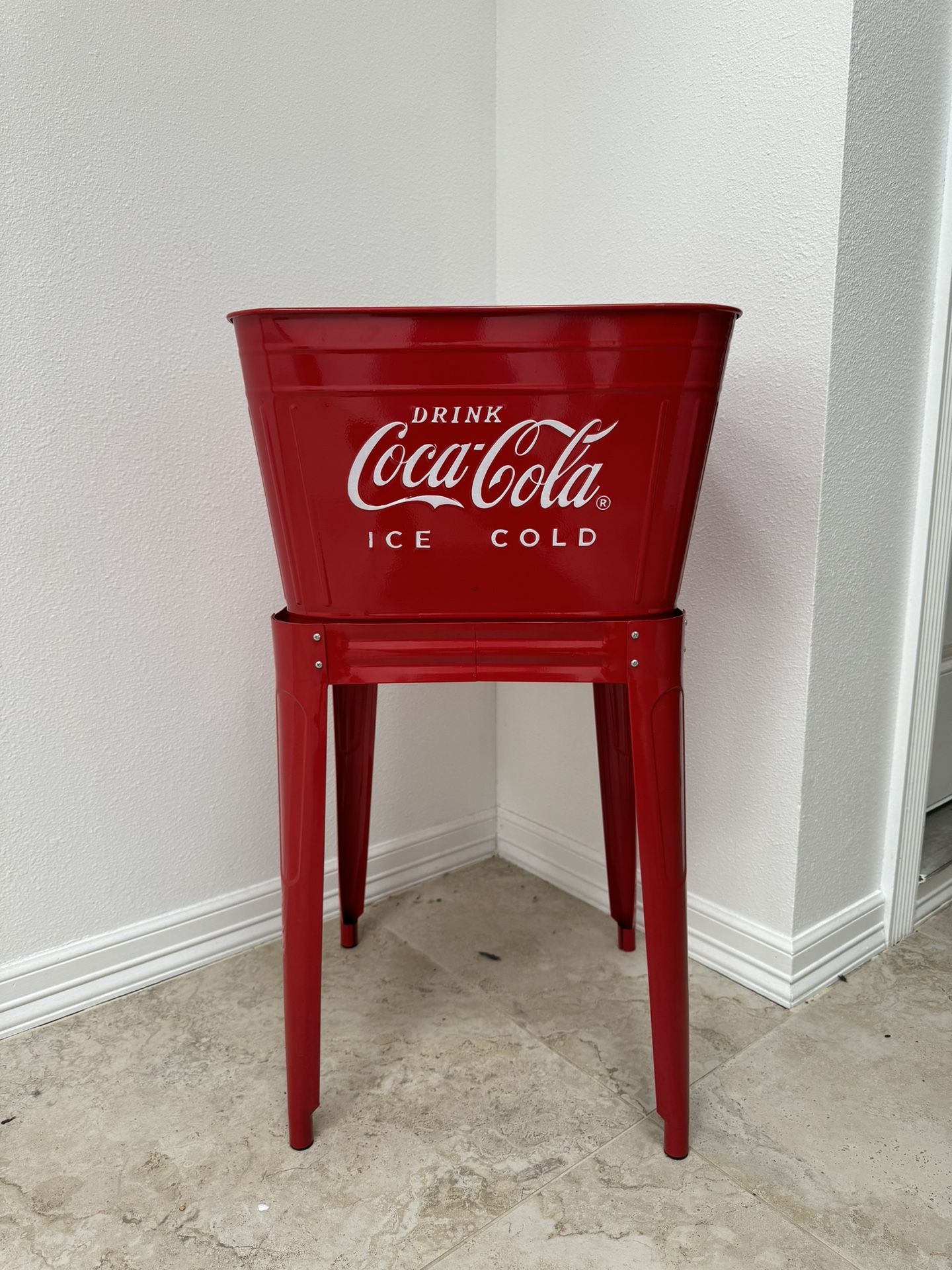 Coca Cola Galvanized 42 Qt. Wash Tub Cooler