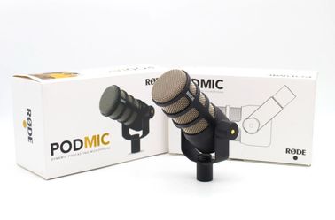 RØDE PodMic Dynamic Podcasting Microphone XLR Broadcast Mic w/ Original Box