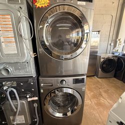 Used Gray Samsung Washer and Dryer (FINANCED!)(READ DESCRIPTION!)