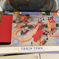 Wooden Train Set