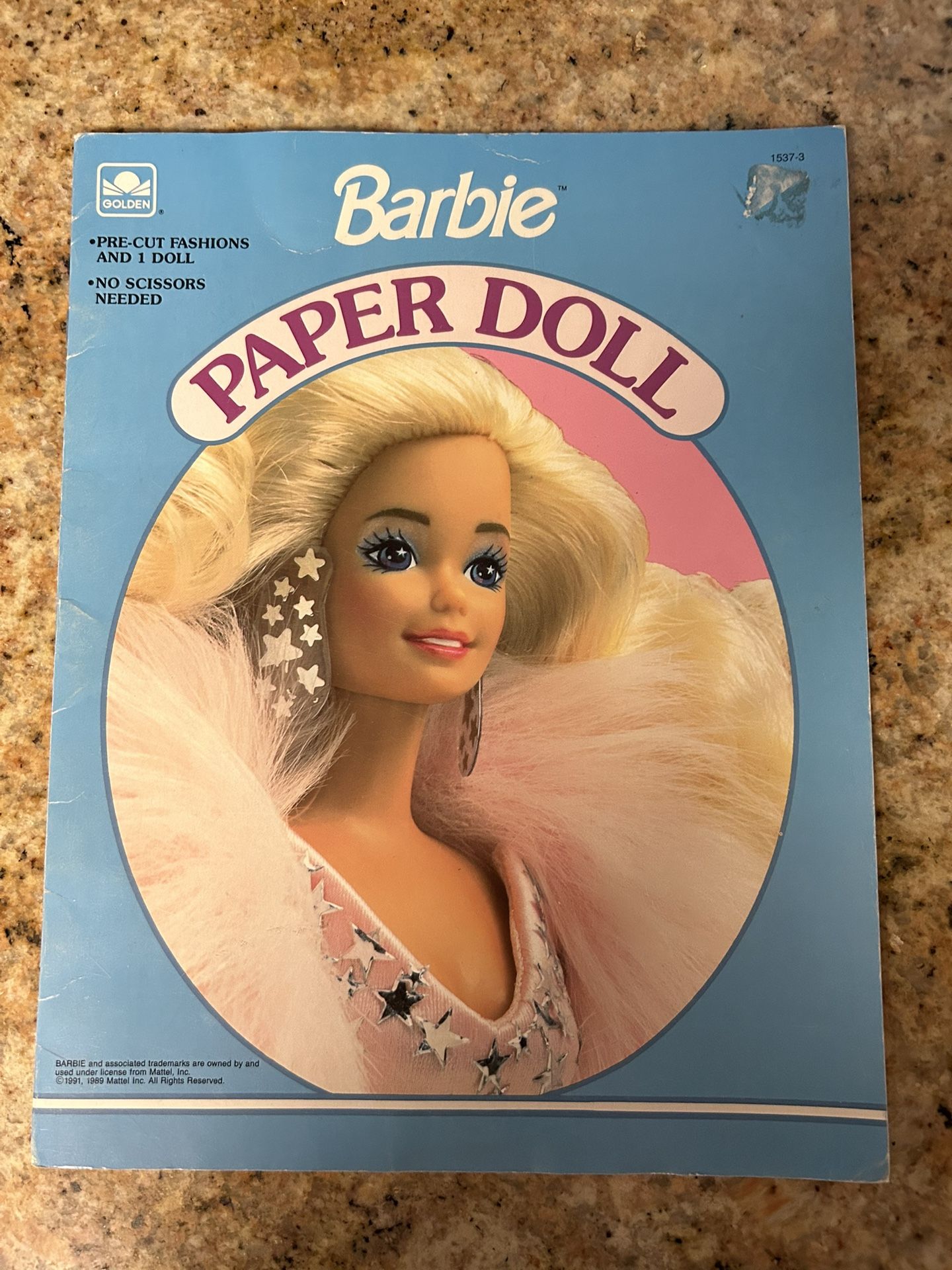 Barbie “Super Star” Paper Dolls Book (unused)