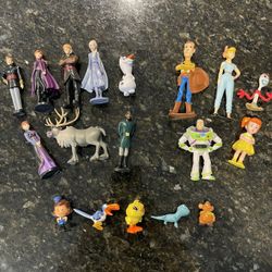 Disney Character Figurines: Toy Story and Frozen