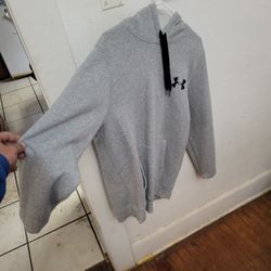 Barely Used Underarmour Jacket Hoodie Sweatshirt Grey Gray Medium