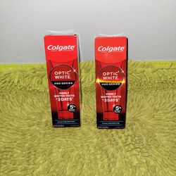 2 Colgate Optic White  Stain Prevention 3oz