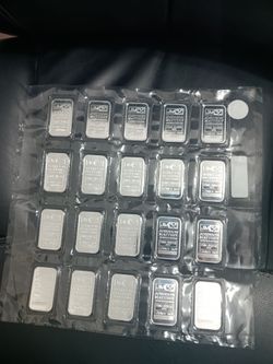 1 oz Silver Johnson Matthey Bars for spot price