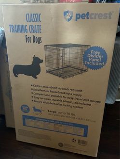 Petcrest Classic Training Crate for Dogs