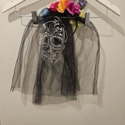 BLACK VEIL HEADBAND
