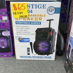 12” 3000 Watts Bluetooth Karaoke Wireless Speaker