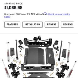 1988 To 1999 Chevy GMC  Lift Kit Suspension