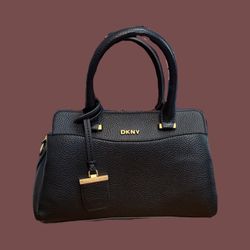 DKNY New  “Avelle” Mini-bag, Black, Textured, Mini Tote/crossbody New, Has A Strap To Make It Into A Crossbody Orig. Price $158, Selling For $75/obo